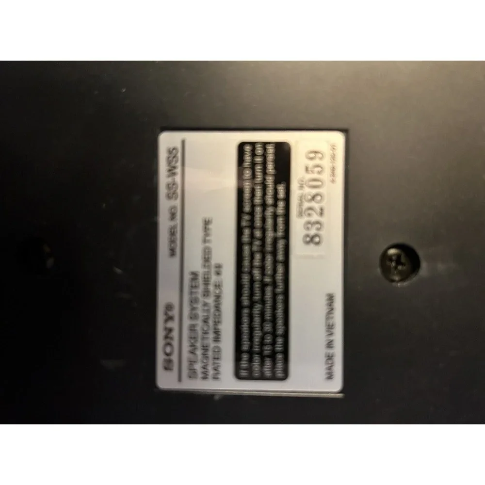 Sony S Master CD DVD Tuner DAV-FC7 5.1 Digital Amp Home theater SS-TS5 CT5 -WS5 - Picture 11 of 11
